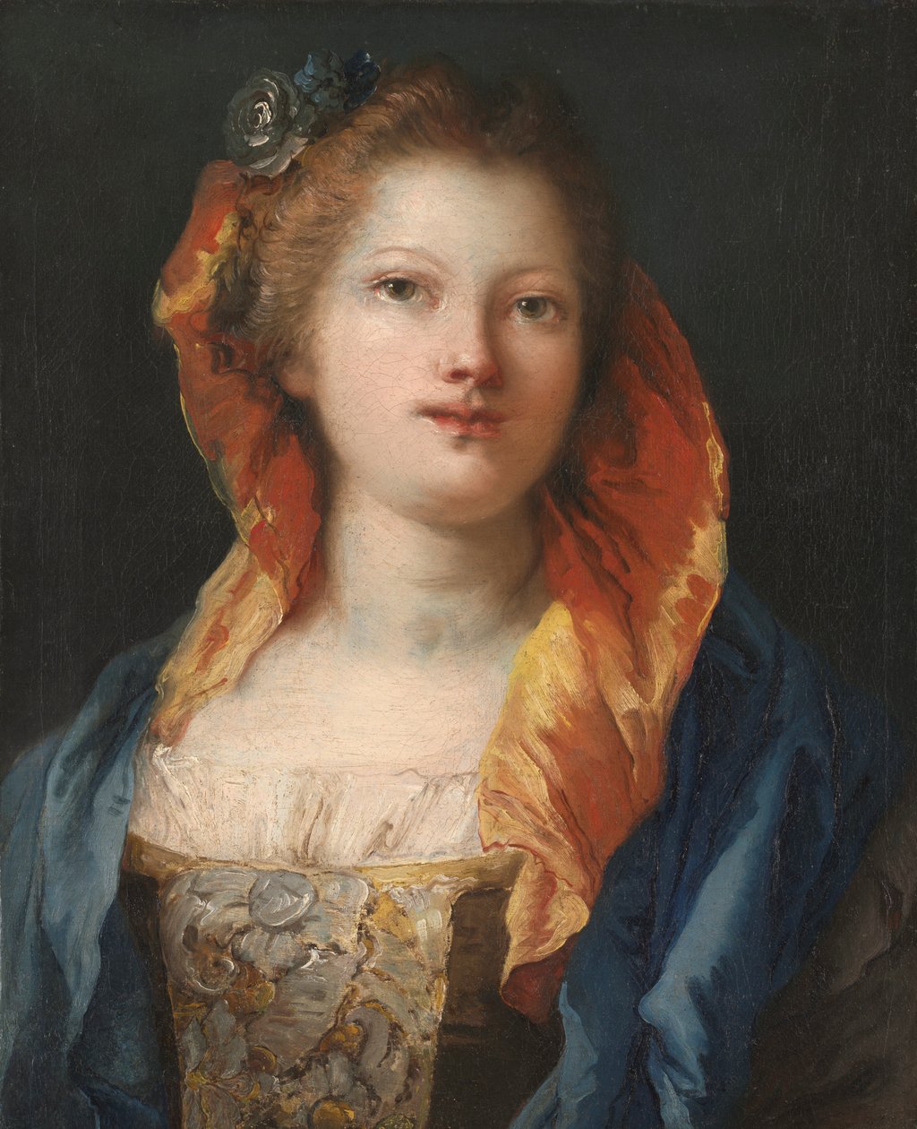 Naisen muotokuva, 1762-1770. tekijältä Giovanni Domenico Tiepolo