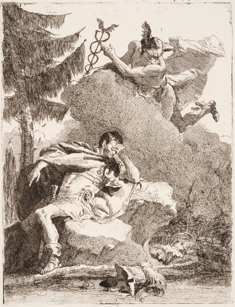 Aeneaksen unelma tekijältä Giovanni Domenico Tiepolo