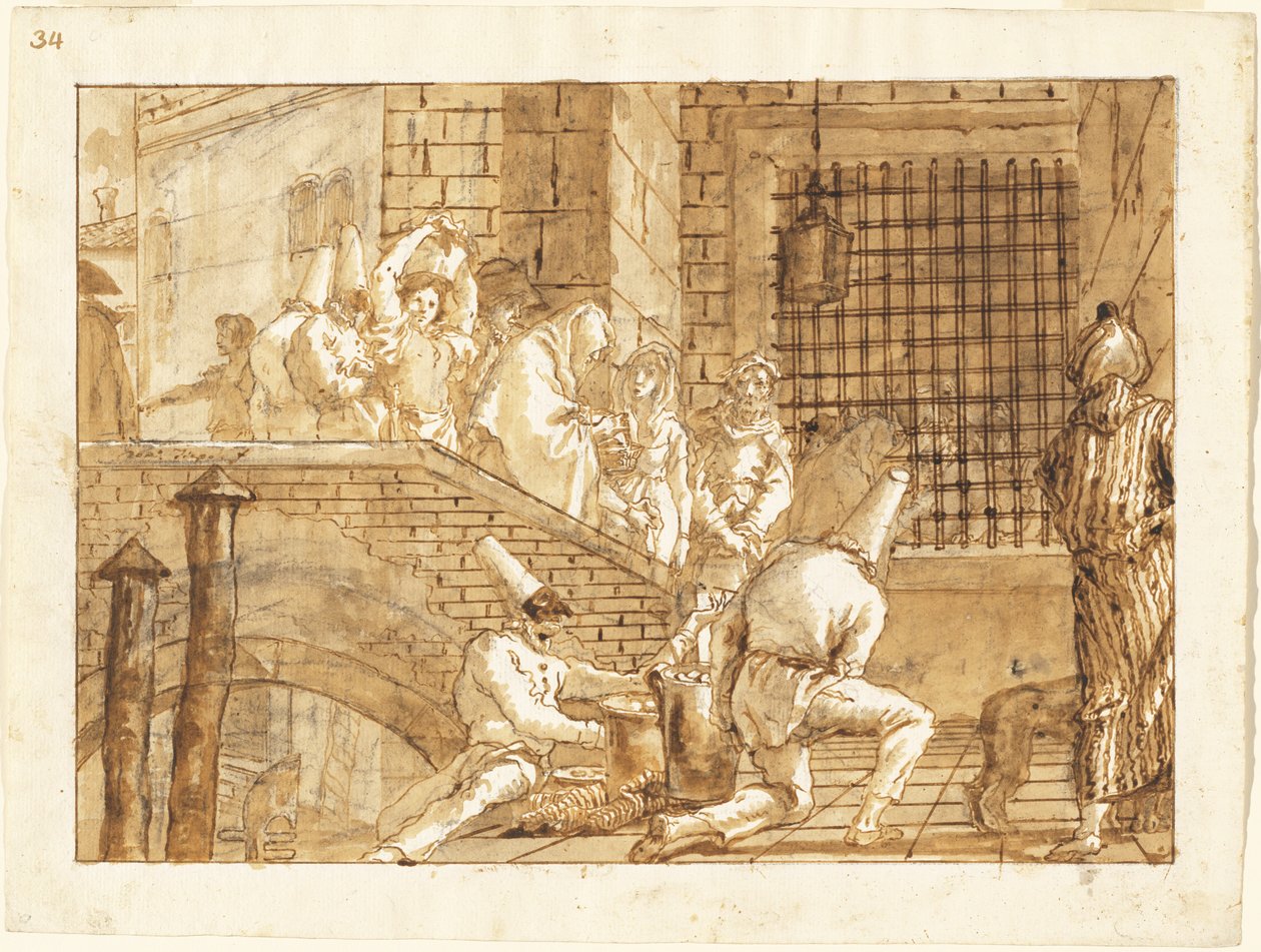 Vierailu vankilassa tekijältä Giovanni Domenico Tiepolo