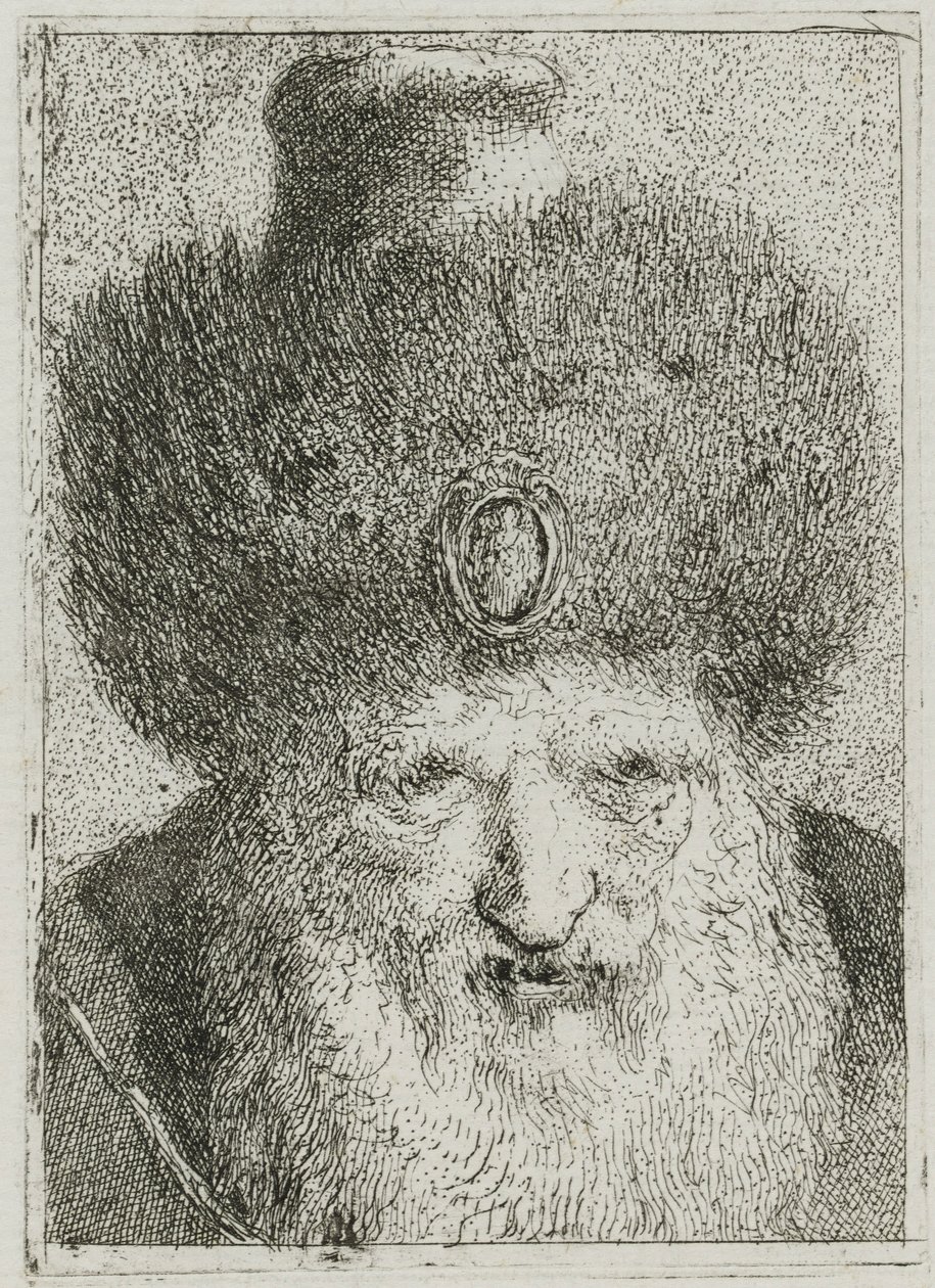 Turkki turkishatulla, Raccolta di Testestä (Pääkokoelma) tekijältä Giovanni Domenico Tiepolo