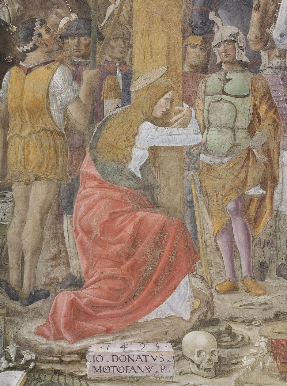 Ristiinnaulitseminen, 1495 (yksityiskohta numerosta 3498420) tekijältä Giovanni Donato Montorfano