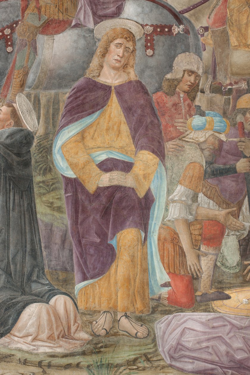Milano, Cenacolo Vincianon ruokasali, Donato Montorfano, Kristuksen ristiinnaulitseminen tekijältä Giovanni Donato Montorfano