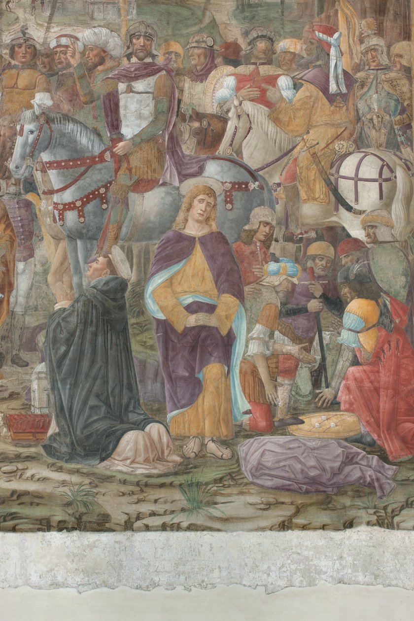 Milano, Cenacolo Vincianon ruokasali, Donato Montorfano, Kristuksen ristiinnaulitseminen tekijältä Giovanni Donato Montorfano