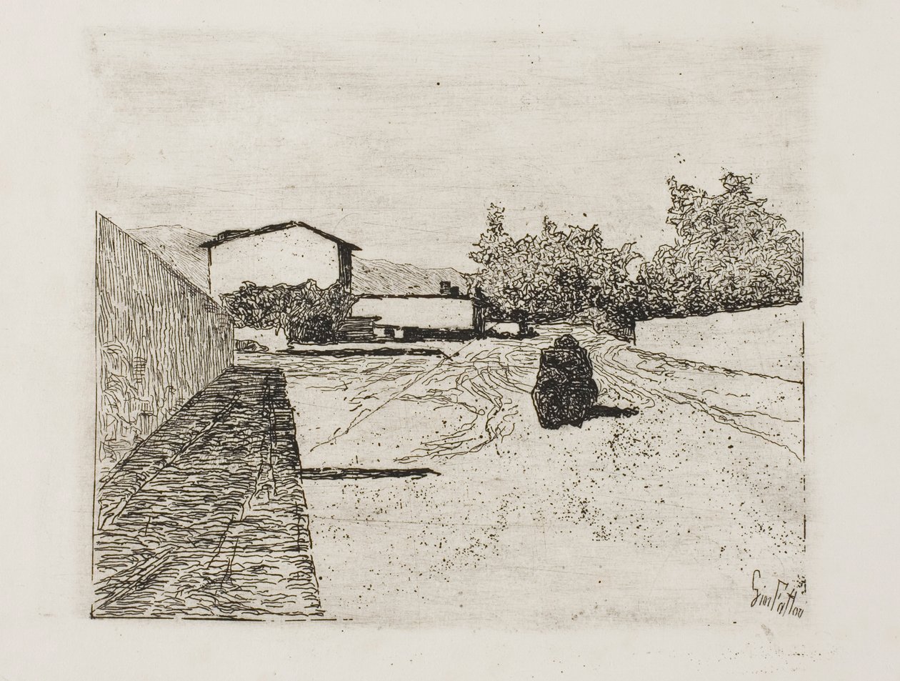A Street tekijältä Giovanni Fattori