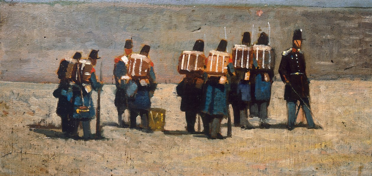 Ranskalaiset sotilaat vuonna -59 tekijältä Giovanni Fattori
