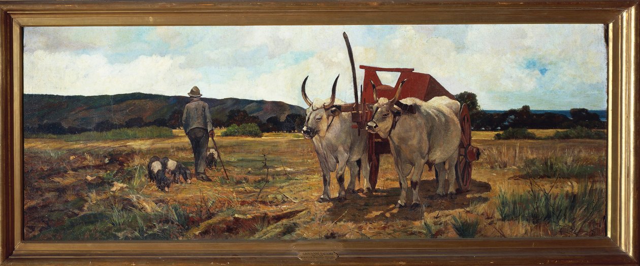 Italia, Firenze, Maremma Toscana, noin 1894 tekijältä Giovanni Fattori