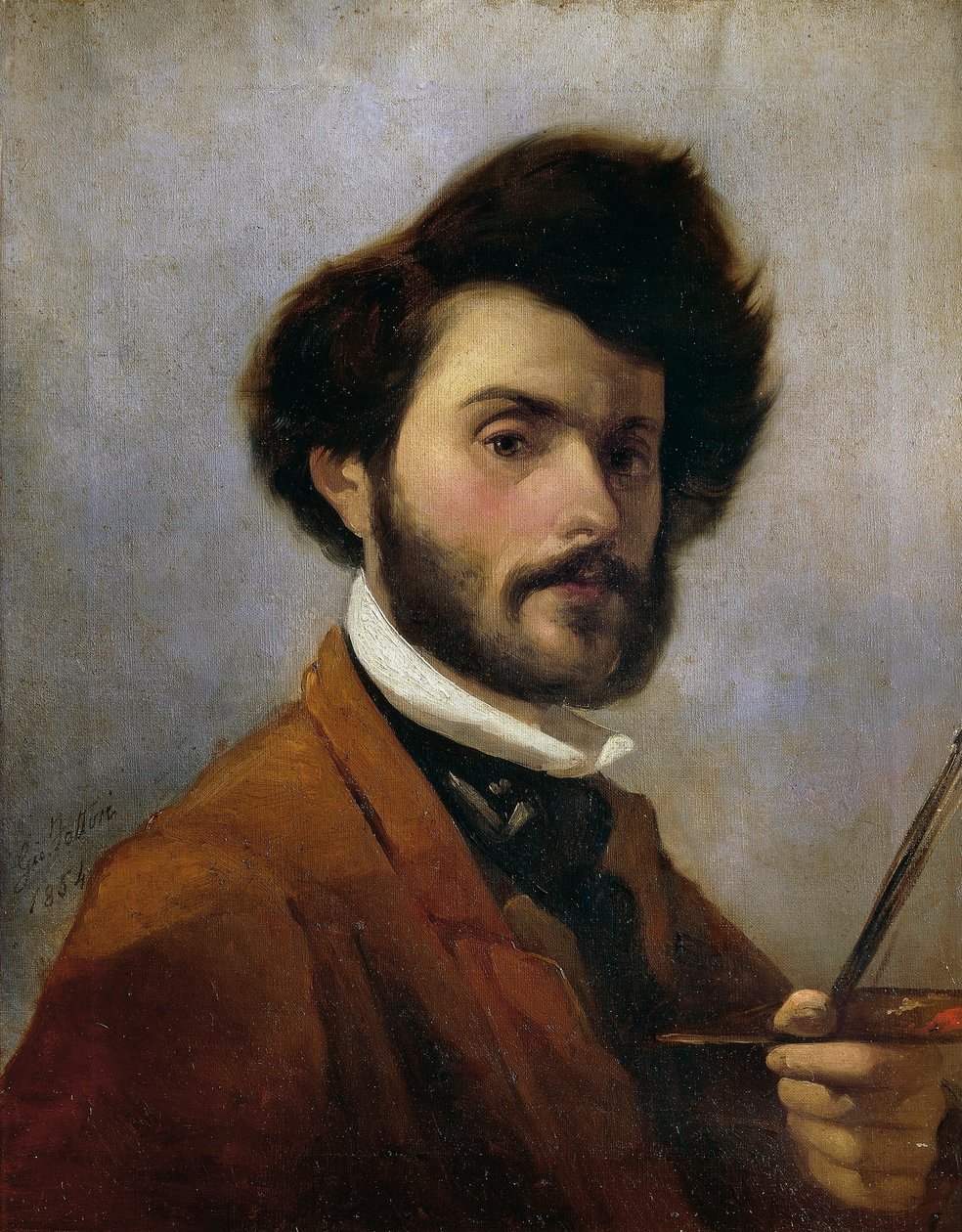 Italia, Firenze, Omakuva 29-vuotiaana tekijältä Giovanni Fattori