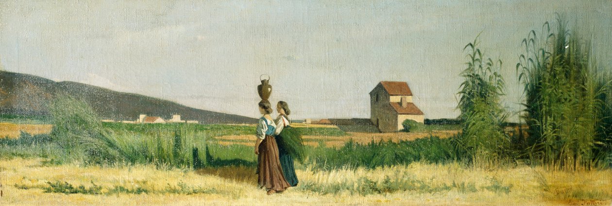 Livorno Water Carrier tekijältä Giovanni Fattori