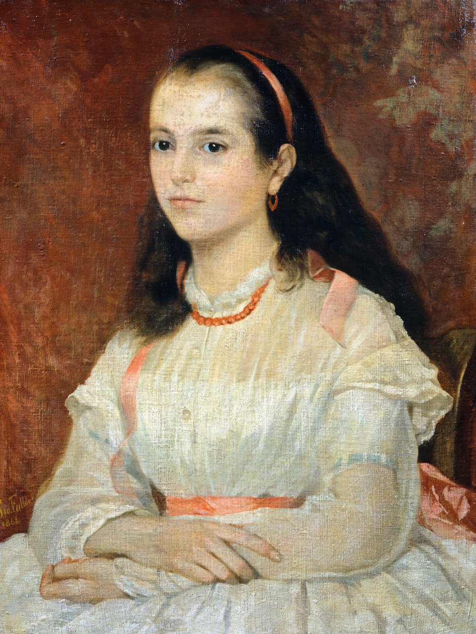 Muotokuva neiti Siccolista tekijältä Giovanni Fattori