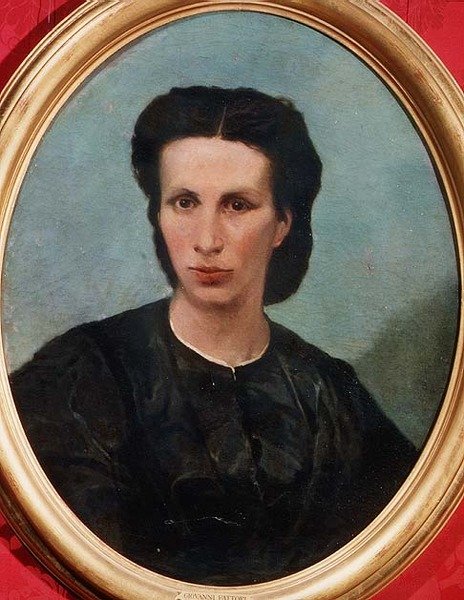 Larawan ni Gng. Biliottofinn tekijältä Giovanni Fattori