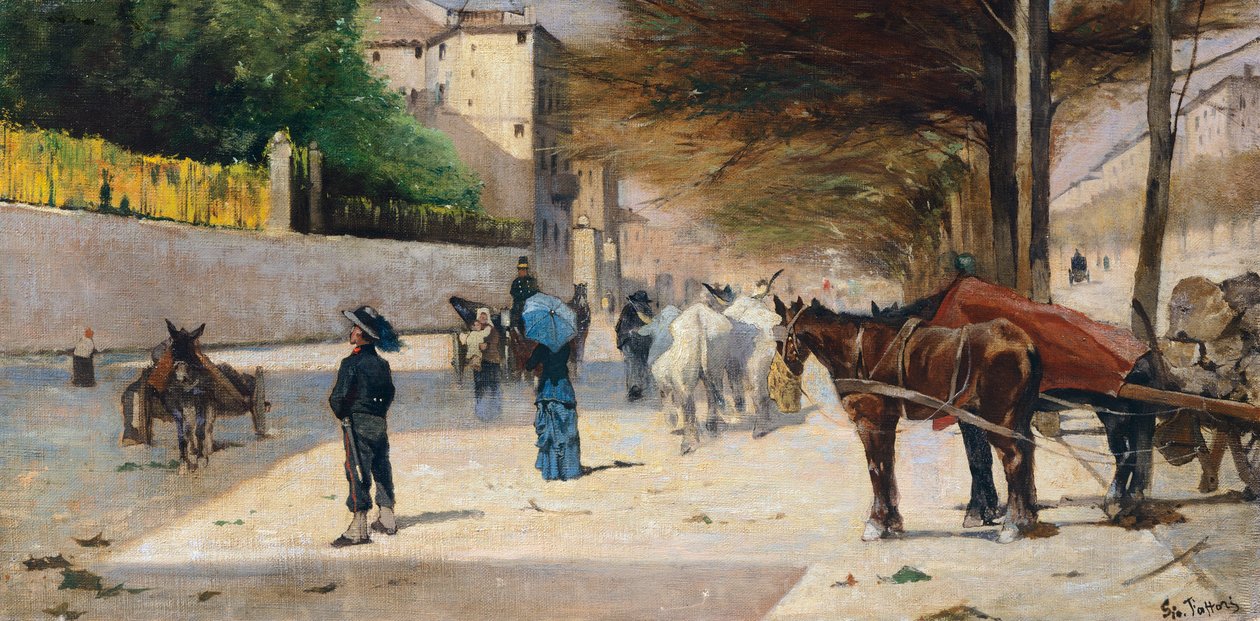 Prince Amedeo Avenue tekijältä Giovanni Fattori