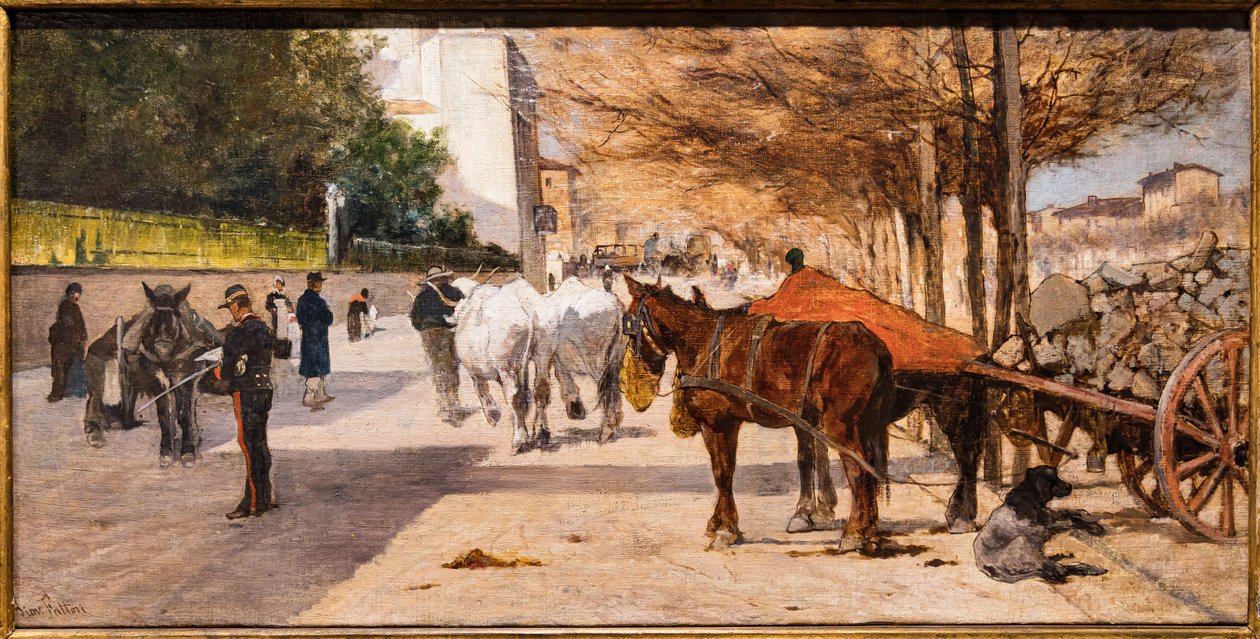 Prince Amedeo Avenue Firenzessä tekijältä Giovanni Fattori