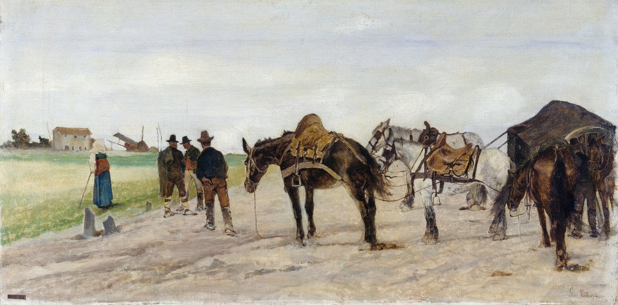 Rooman maaseutu tekijältä Giovanni Fattori