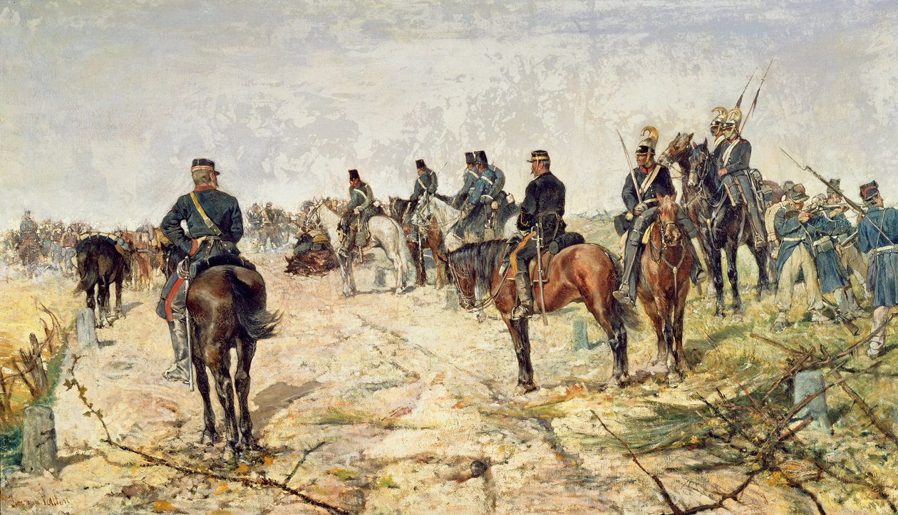 Taistelulinjat, 1884 tekijältä Giovanni Fattori