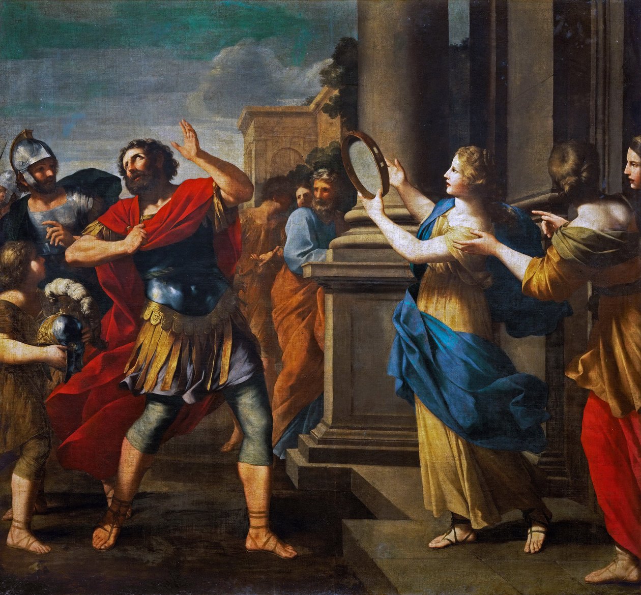 Barokki: Jeftan tytär, Romanelli, Giovanni Francesco (1610-1662) tekijältä Giovanni Francesco Romanelli