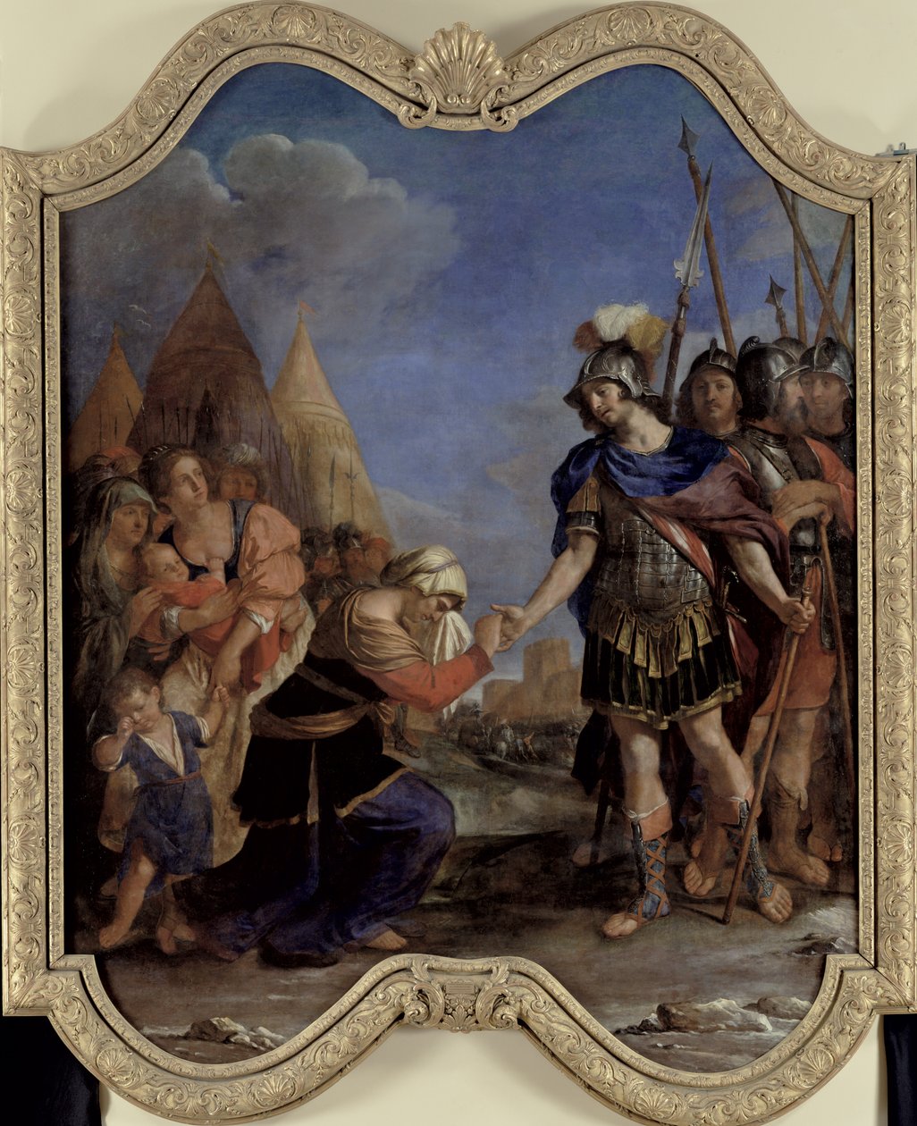 Volumnia ennen Coriolanusta, 1643 tekijältä Giovanni Francesco Barbieri