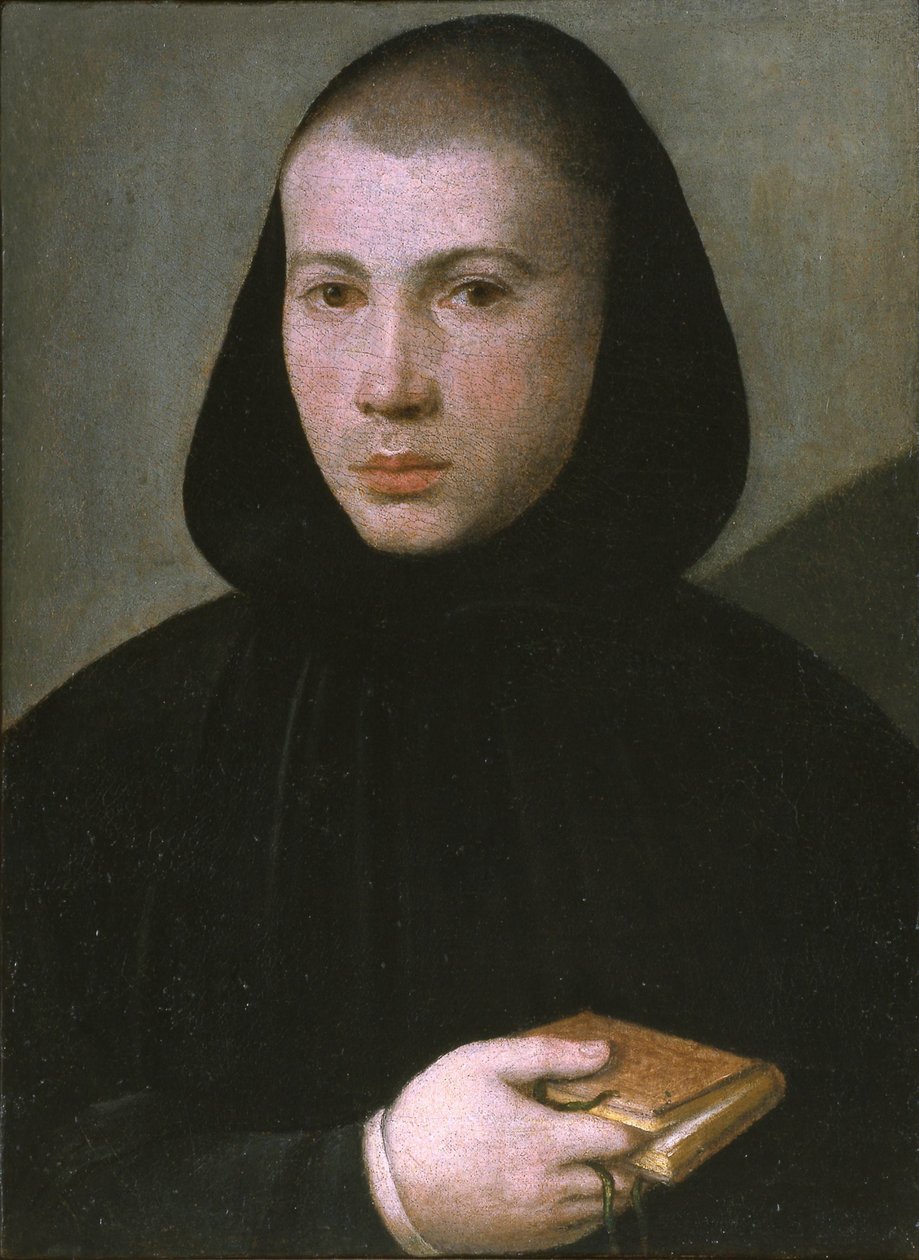 Nuoren benediktiinimunkin muotokuva, 1500-luvun ensimmäinen puolisko. tekijältä Giovanni Francesco Caroto