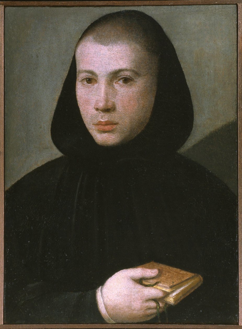 Nuoren benediktiinimunkin muotokuva, 1500-luvun ensimmäinen puolisko. tekijältä Giovanni Francesco Caroto