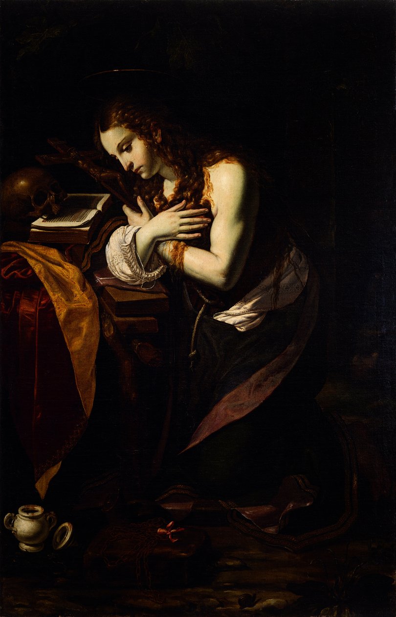 Katuva Maria Magdaleena, 1625-1630. tekijältä Giovanni Francesco Guerrieri