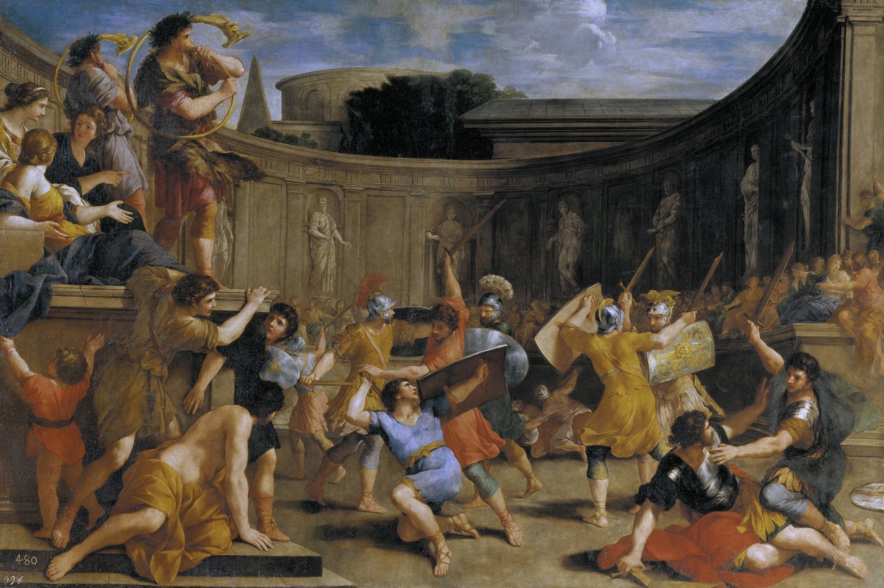 Roomalaiset gladiaattorit tekijältä Giovanni Francesco Romanelli