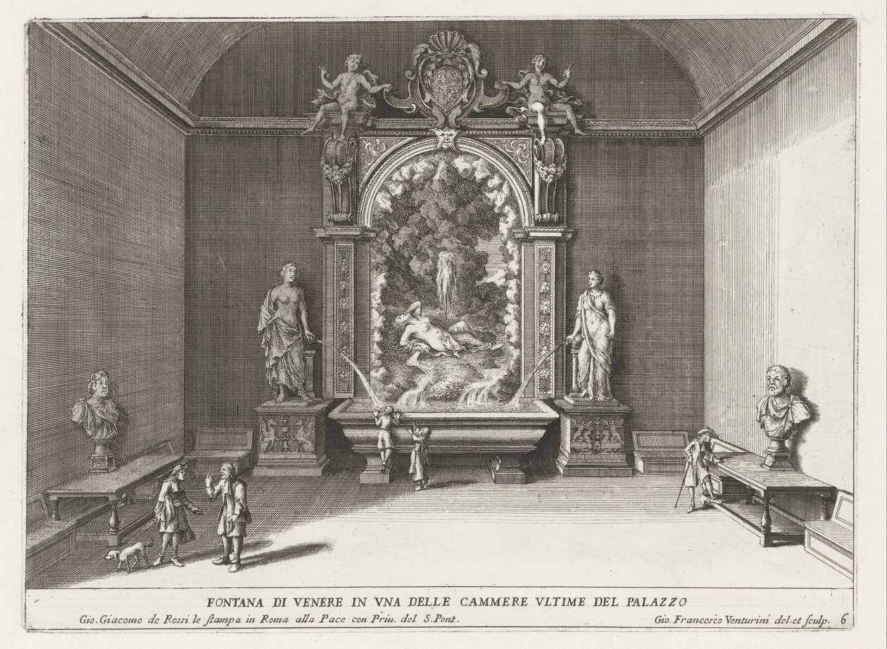 Fontein van Venus Villa d