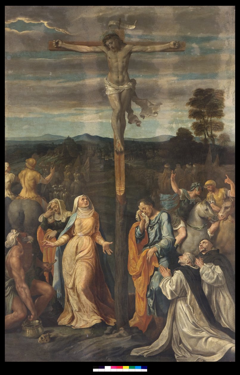 Ristiinnaulitseminen, 1541-45 tekijältä Giovanni Fratino