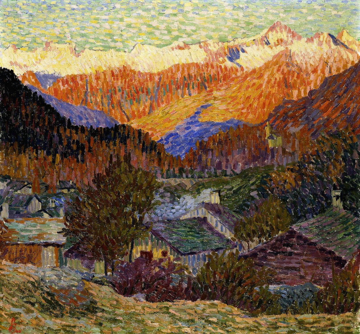 Syksyinen aamu tekijältä Giovanni Giacometti