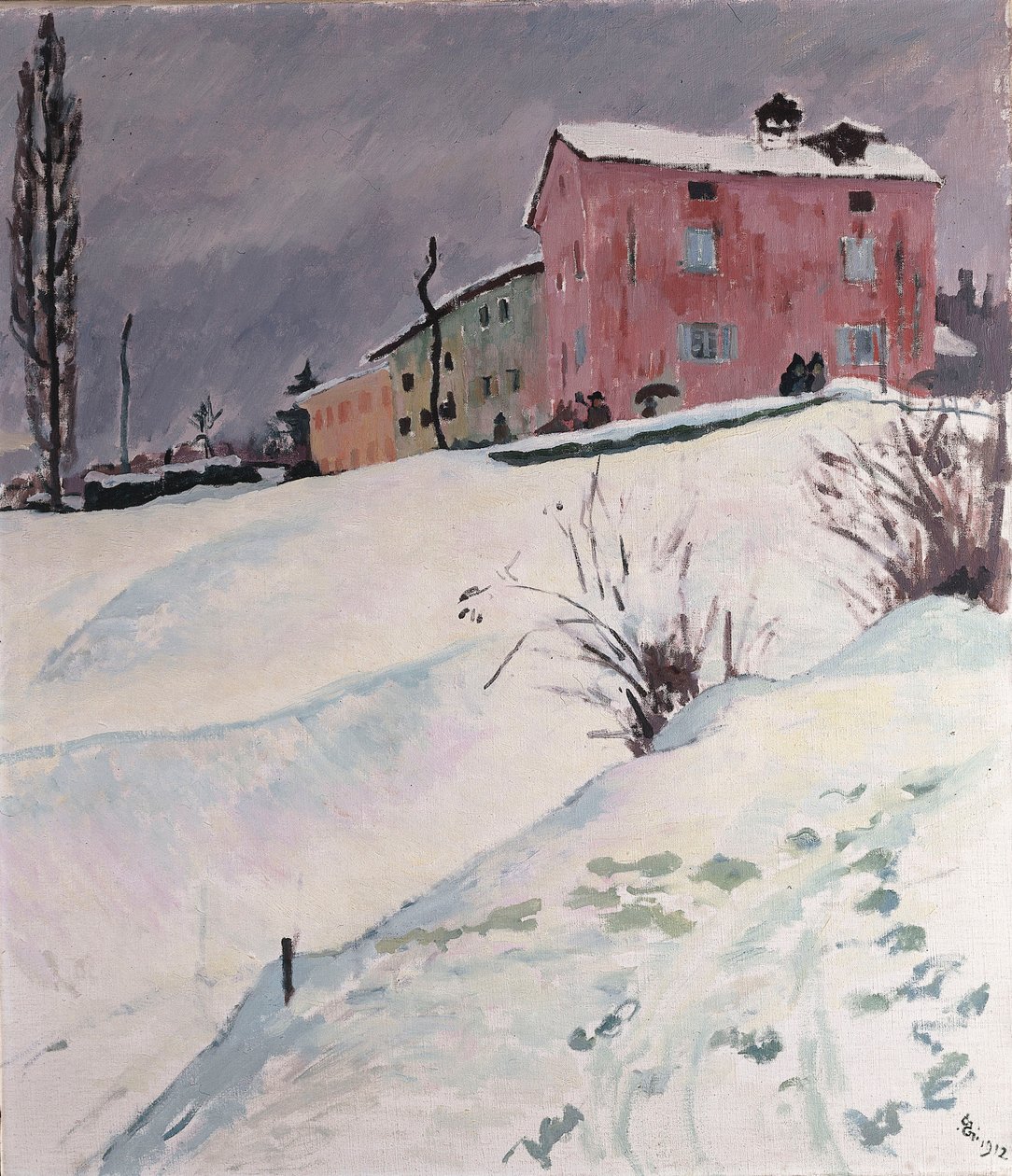 Punainen talo, 1912 tekijältä Giovanni Giacometti