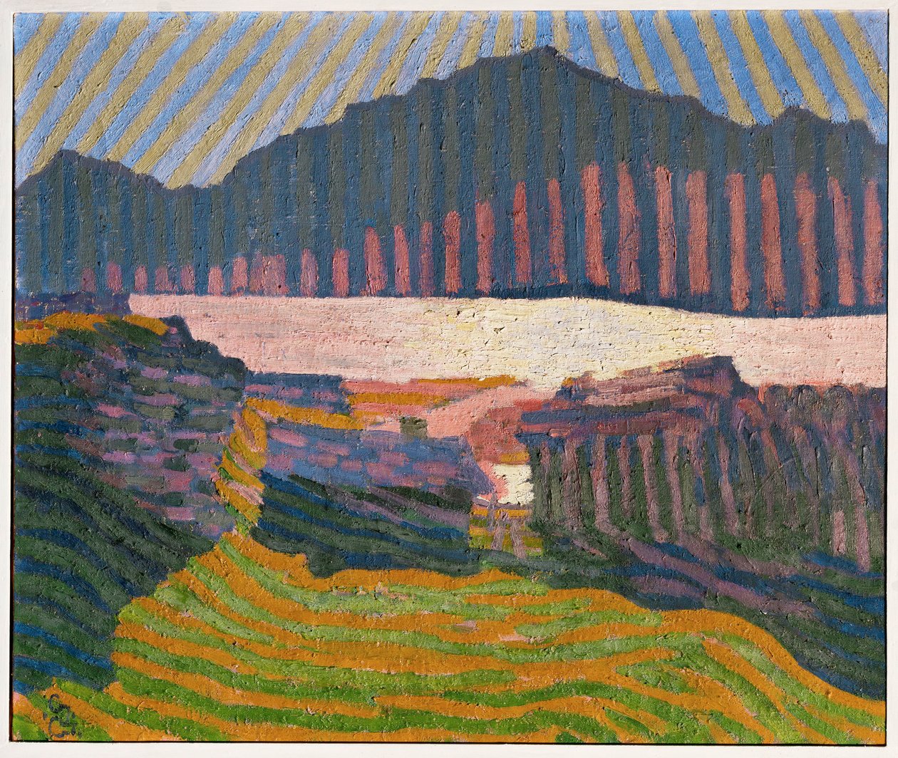 Vue de Capolago tekijältä Giovanni Giacometti
