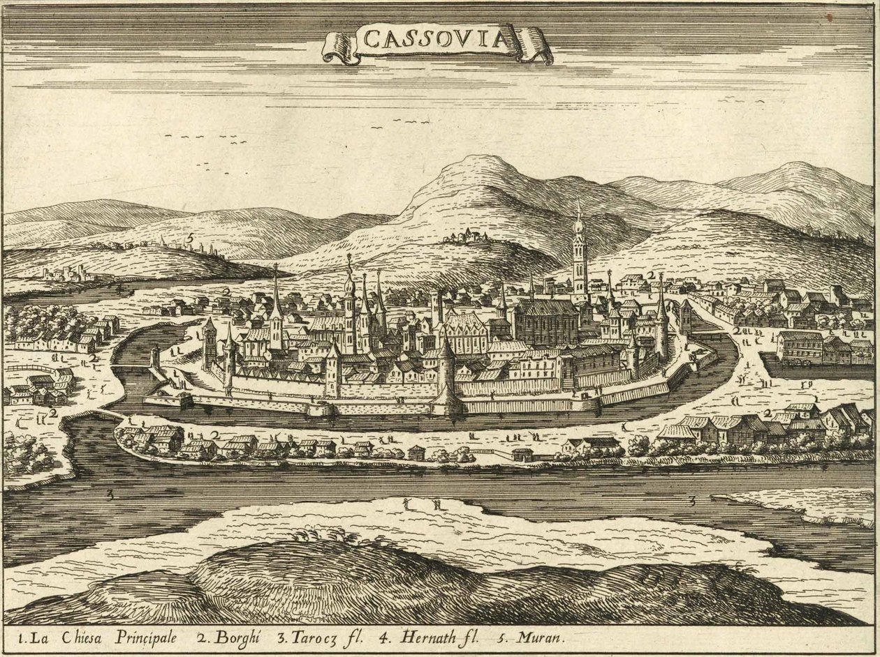Košicen linna (Giovanni Giacomo De Rossi, 1683) tekijältä Giovanni Giacomo De Rossi
