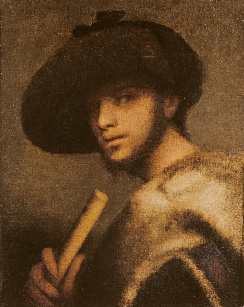 Piper (öljy kankaalle) tekijältä Giovanni Girolamo Savoldo