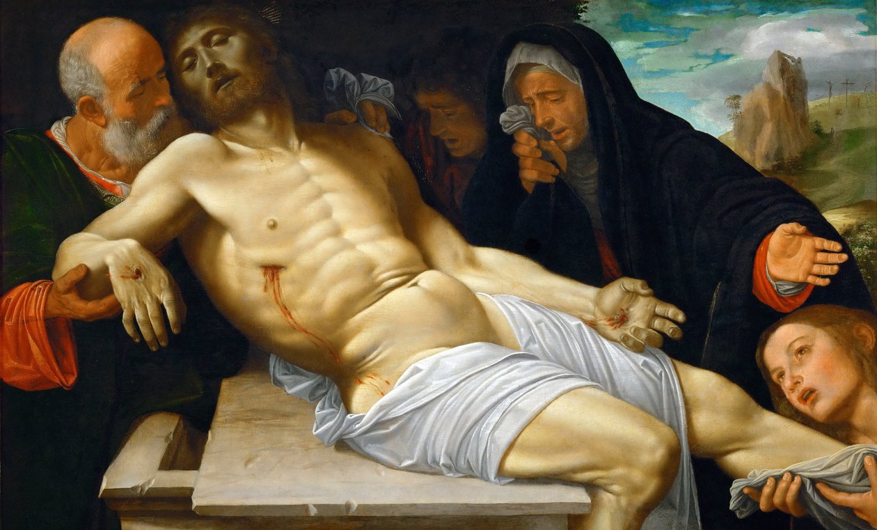 Renessanssi: Valituslaulu Kristuksesta par Savoldo, Giovanni Girolamo (1480/85-1548), noin 1515-1520. Öljy puulle, 72,5x118,5. Taidehistoriallinen museo, Vienne tekijältä Giovanni Girolamo Savoldo