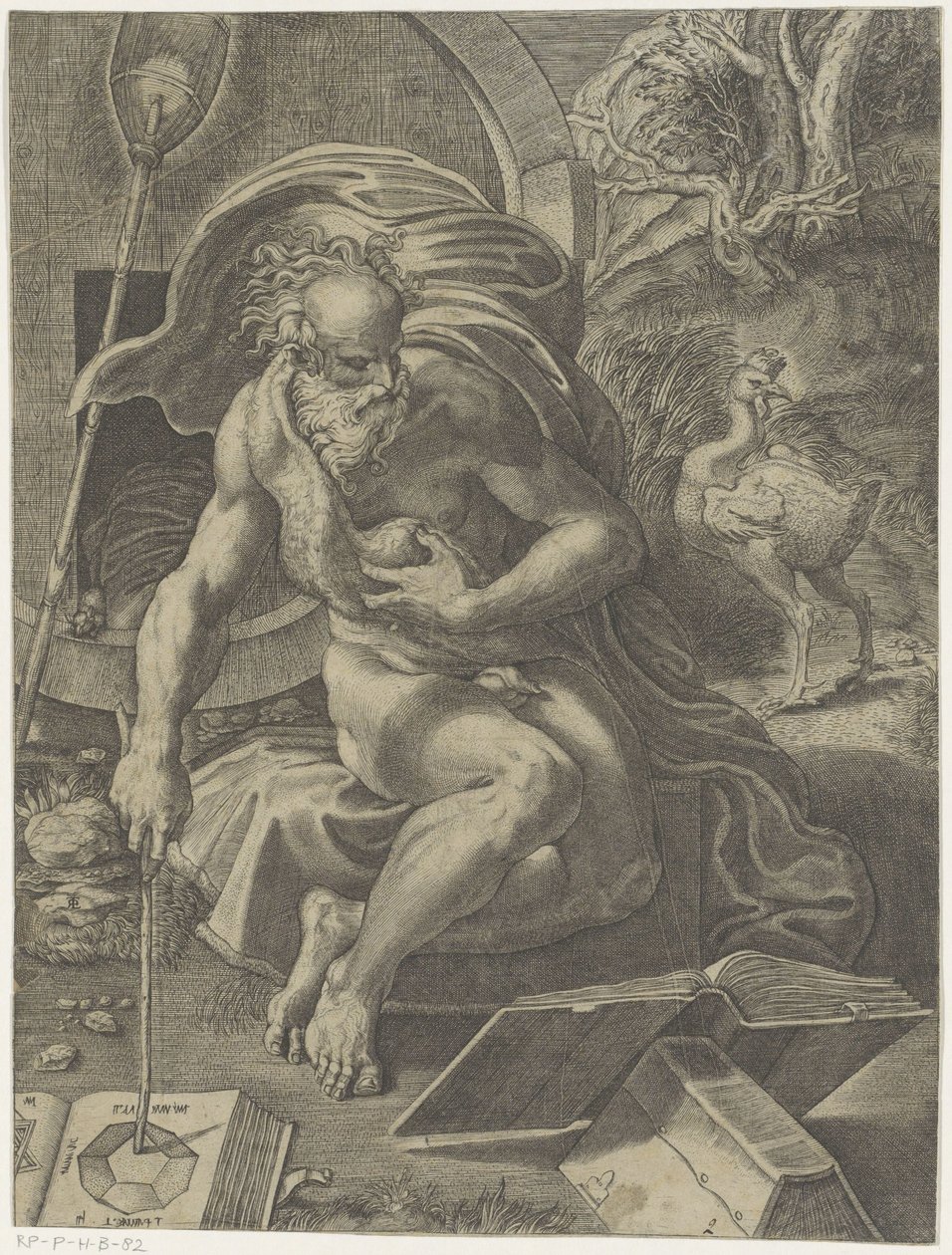 Diogenes tekijältä Giovanni Jacopo Caraglio (attributed to)
