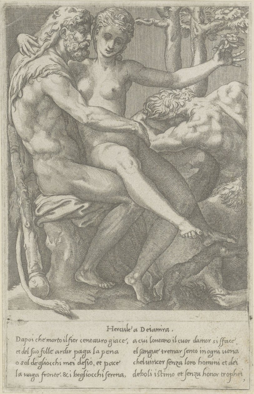 Loves of the Gods (sarjan nimi) tekijältä Giovanni Jacopo Caraglio