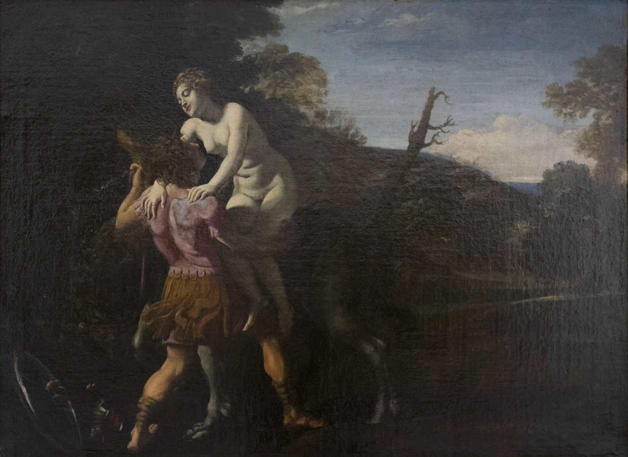 Roger vapauttaa Angelican, noin 1616 (öljy kankaalle). tekijältä Giovanni Lanfranco