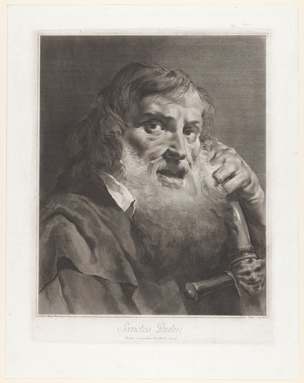 Pyhästä Paavalista Saint Paul (otsikko esineessä) tekijältä Giovanni Marco Pitteri