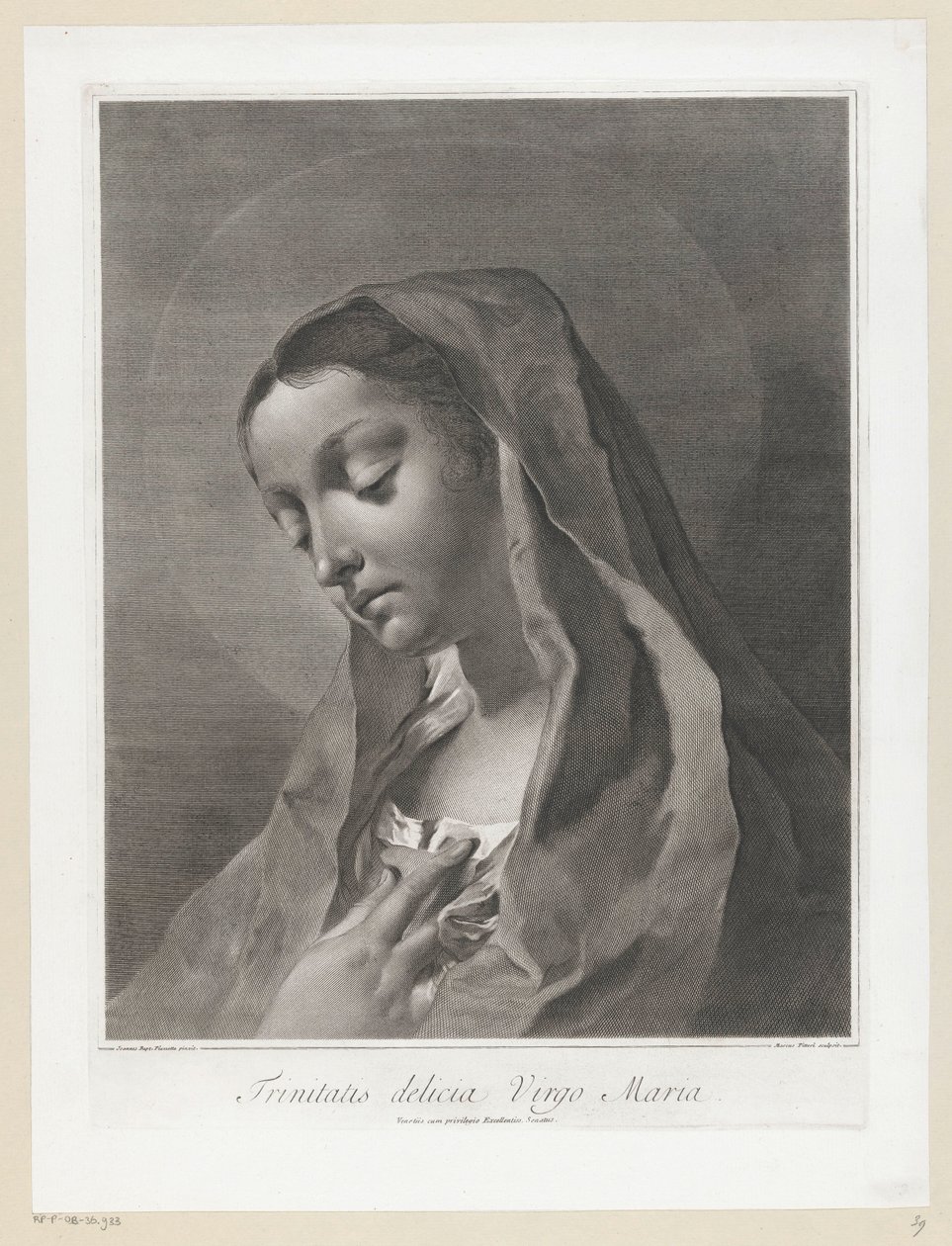Maria Neitsyt Maria (nimi esineessä) tekijältä Giovanni Marco Pitteri