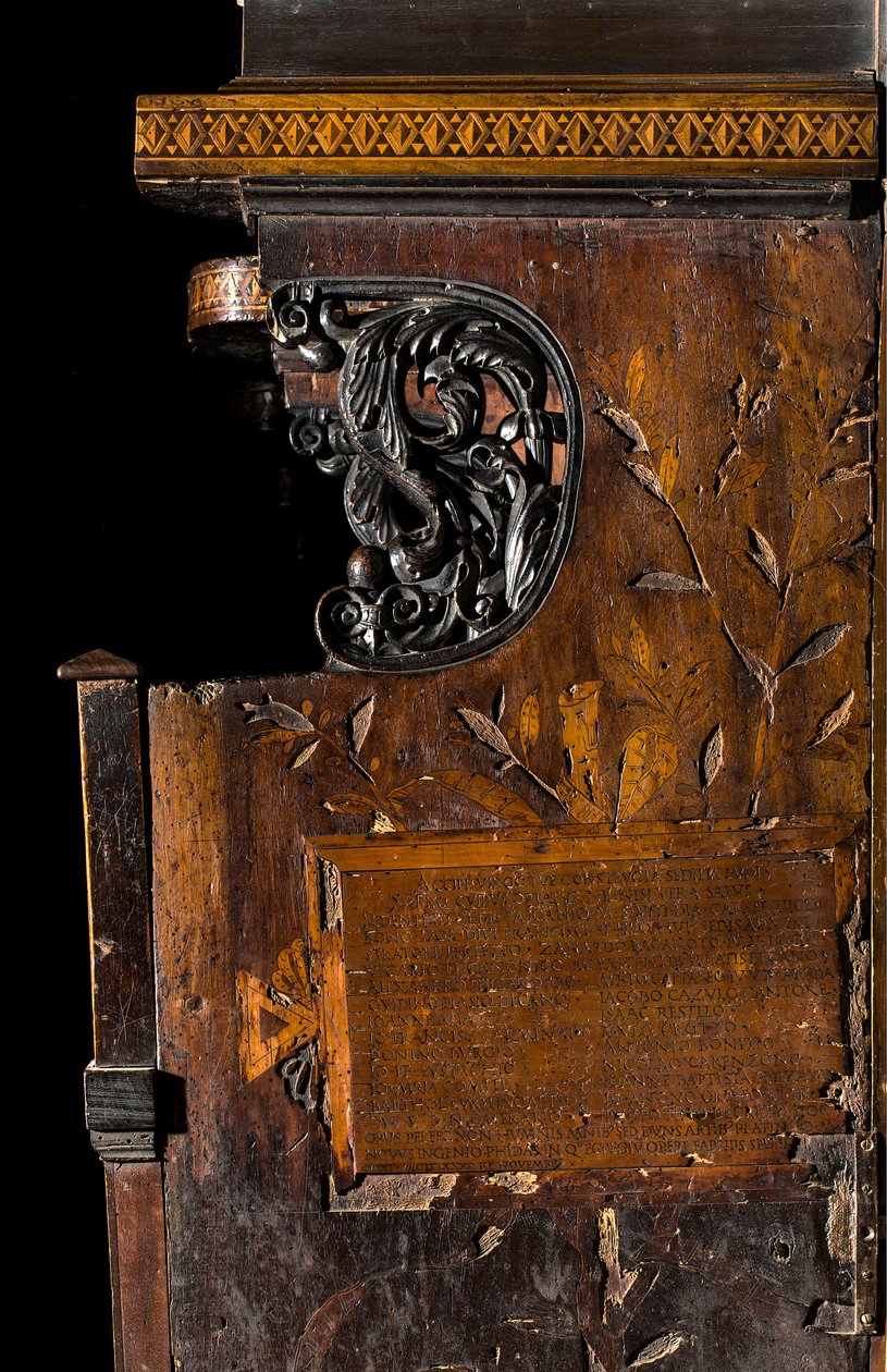 Lignaean Canonical Choir, upotekoriste Giovanni Maria Platina 1484, Oikea sivuuiste tekijältä Giovanni Maria Platina