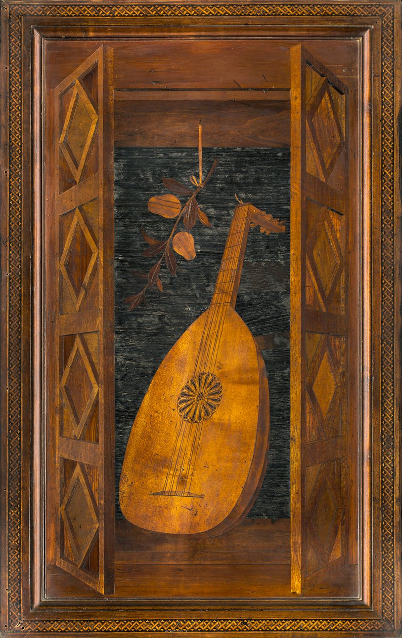 Lignaean Canonical Choir, upotekoriste Giovanni Maria Platina 1484, Superior Stall tekijältä Giovanni Maria Platina
