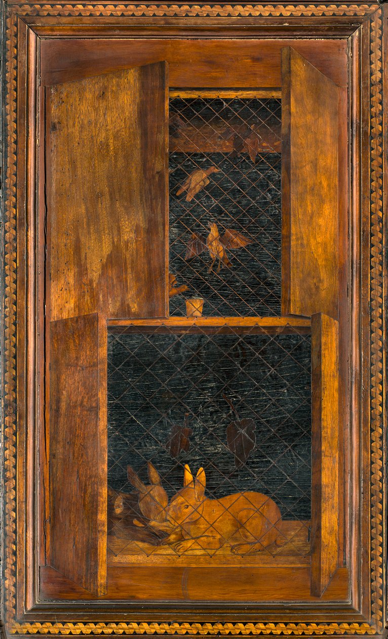 Lignaean Canonical Choir, upotekoriste Giovanni Maria Platina 1484, Superior Stall tekijältä Giovanni Maria Platina