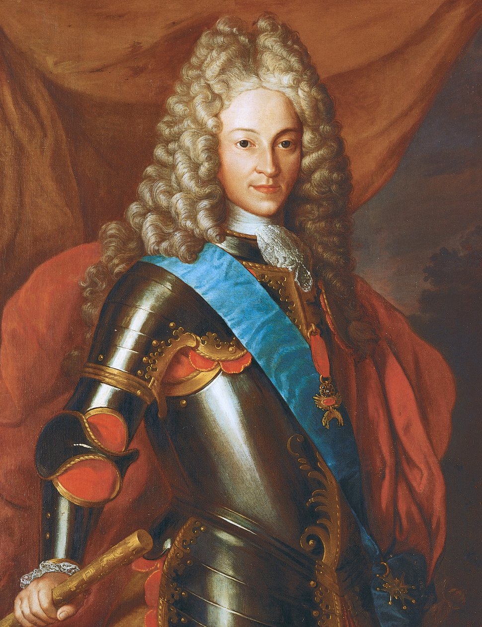 Espanjalaisen Philip V:n muotokuva (Versailles tekijältä Giovanni Maria delle called Mulinaretto Piane