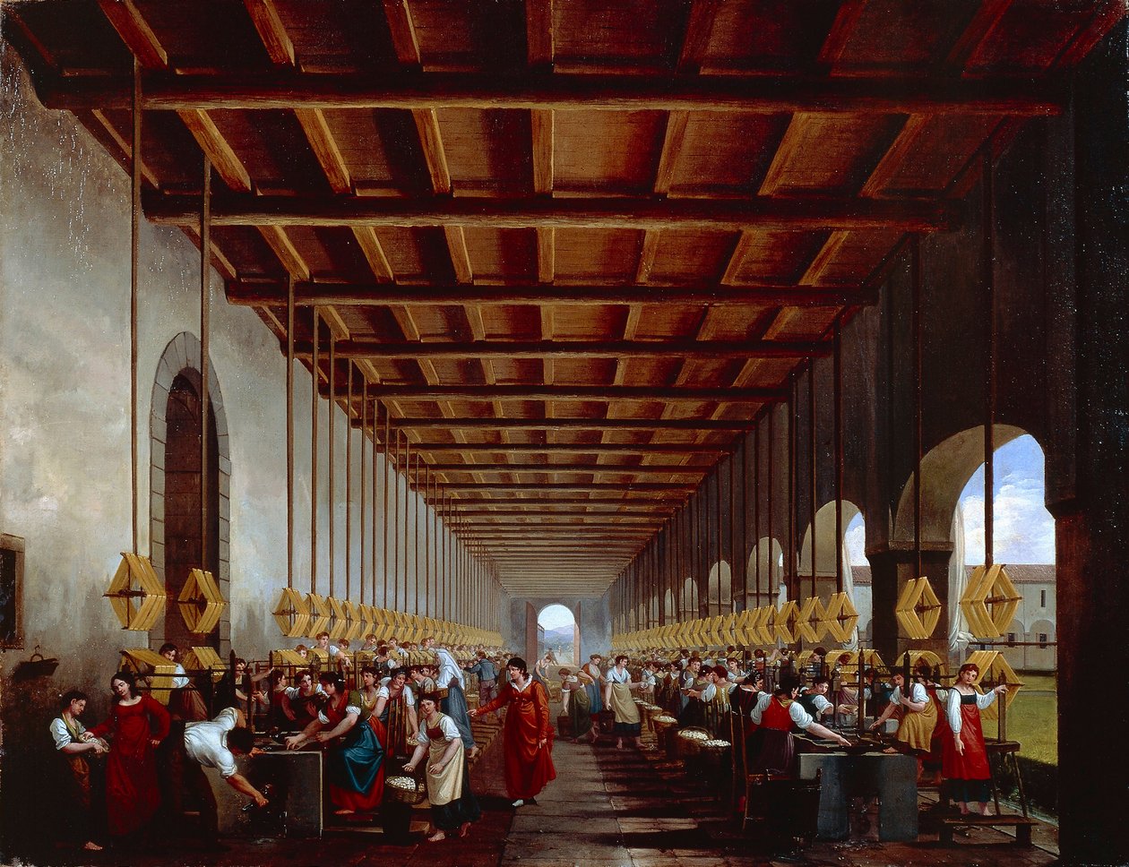 Italia, Spinning mill tekijältä Giovanni Migliara