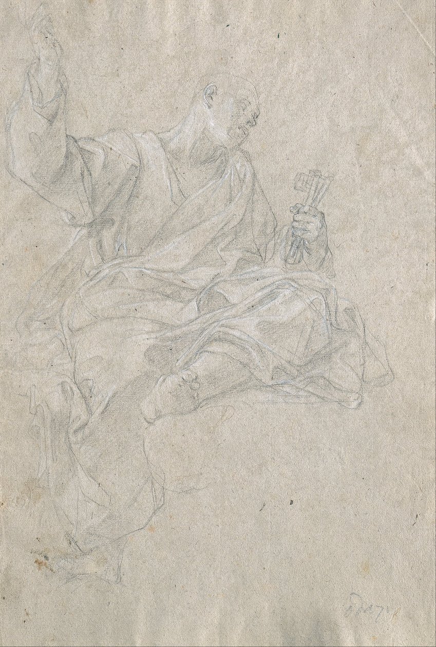 Opiskelu apostoli Pietaria varten tekijältä Giovanni Odazzi