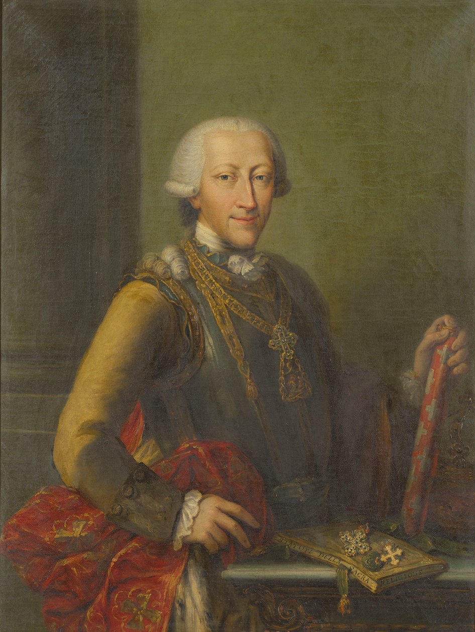 Sardinian kuninkaan Viktor Amadeus III:n muotokuva 1726-1796, 1700-luku. tekijältä Giovanni, Panealbo