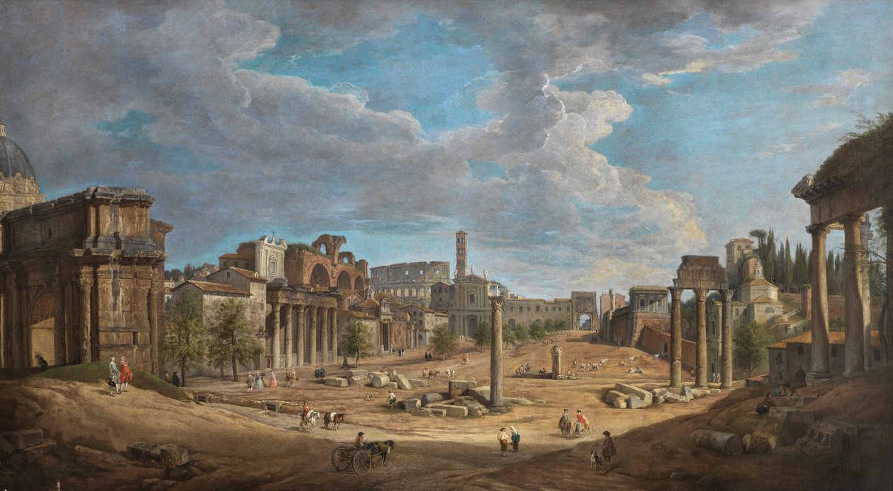 Giovanni Paolo Pannini Forum in Rom tekijältä Giovanni Paolo Panini