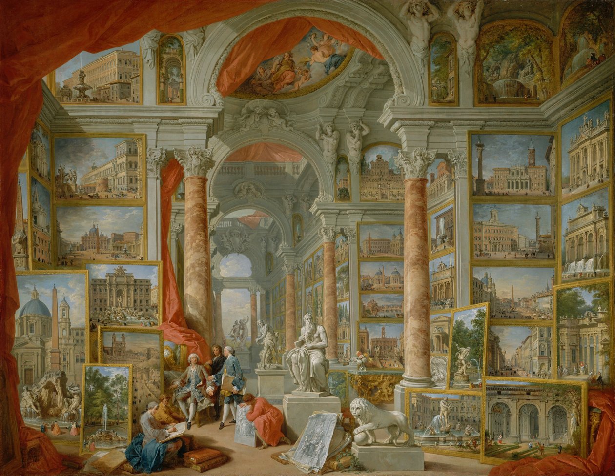 Moderni Rooma tekijältä Giovanni Paolo Pannini