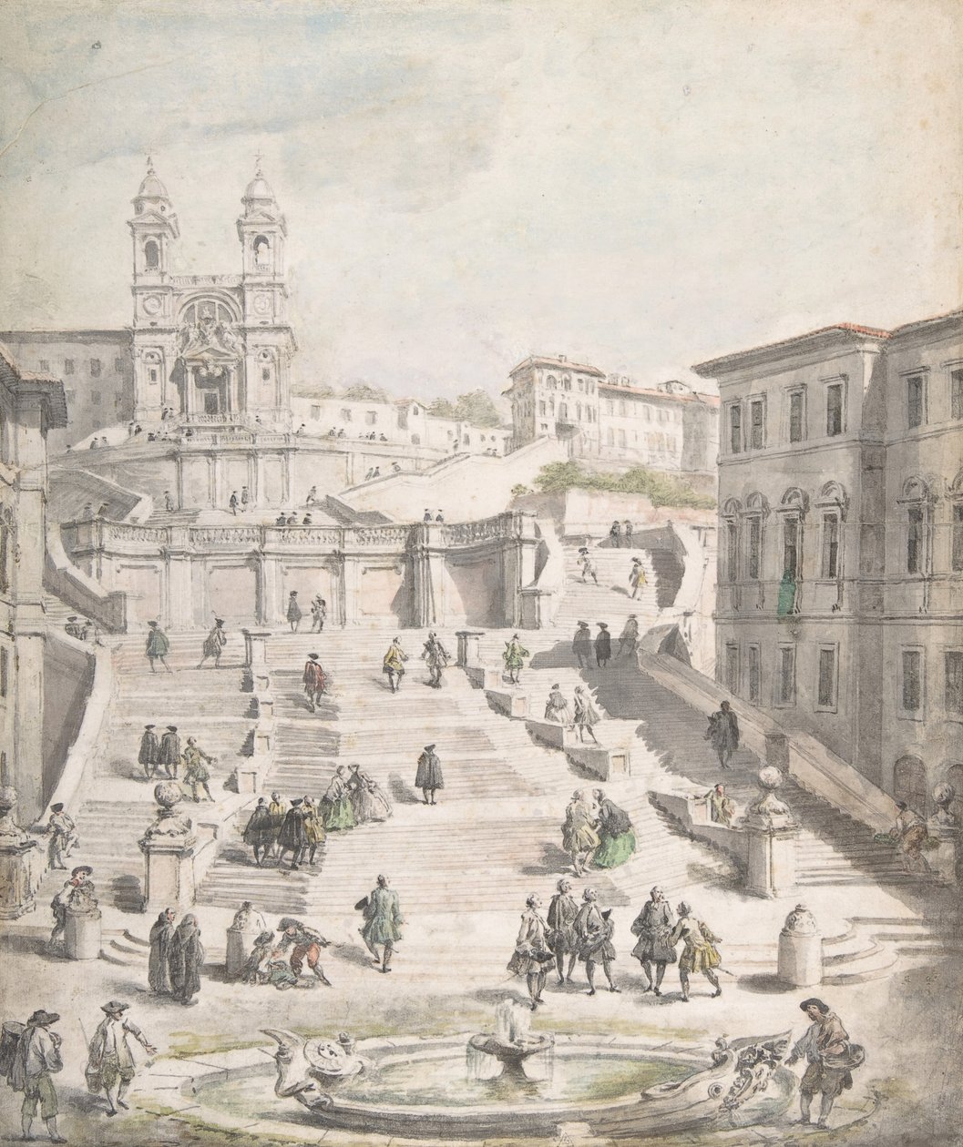 Trinità dei Montin portaat, n. 1756-58. tekijältä Giovanni Paolo Panini