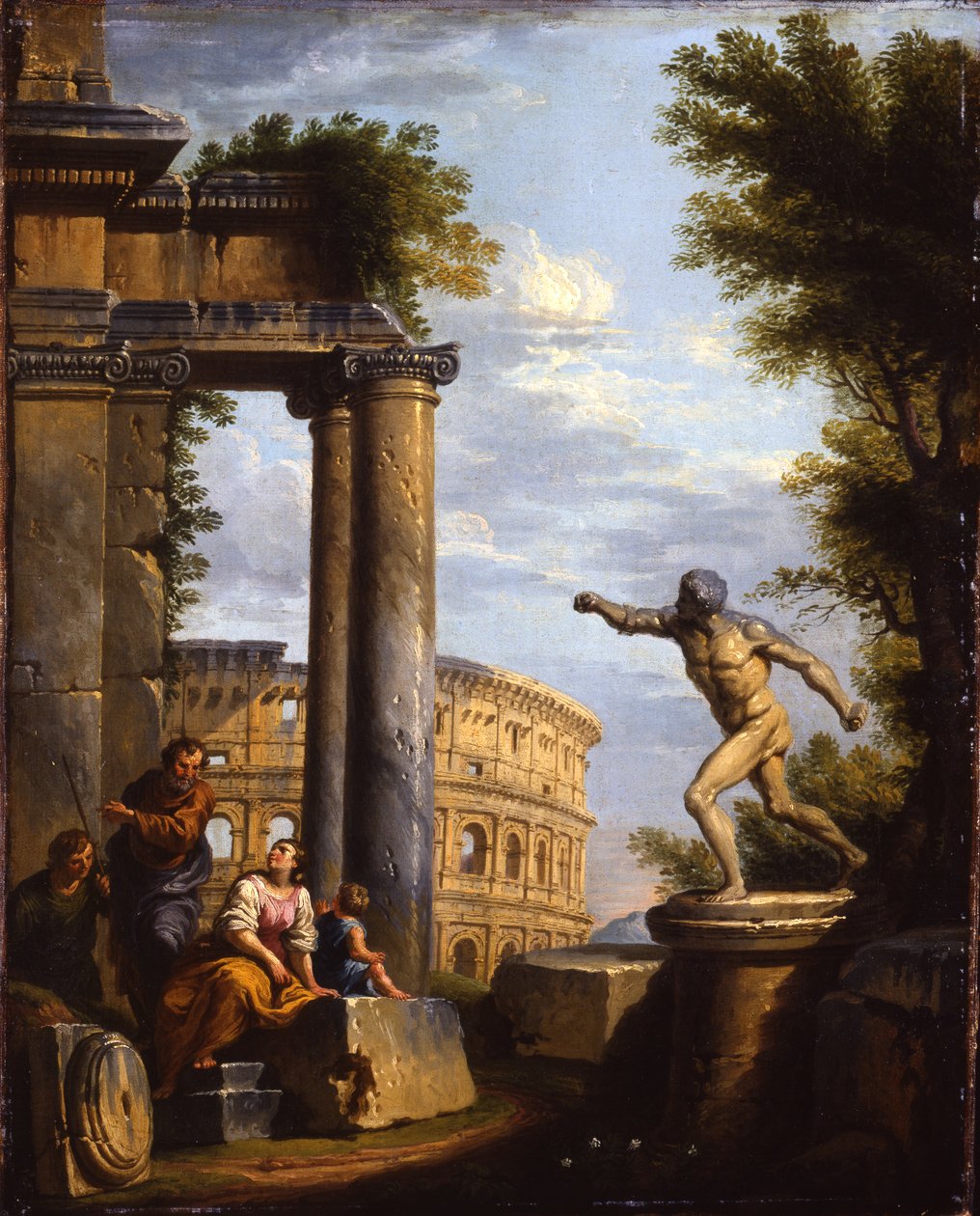 Klassisten raunioiden capriccit filosofien keskusteluissa tekijältä Giovanni Paolo Pannini