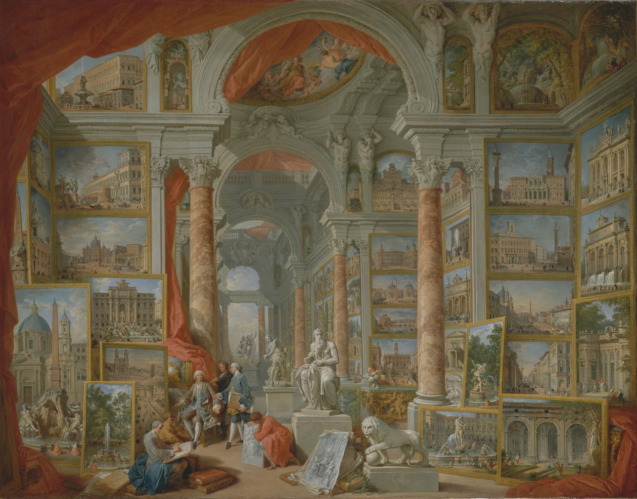 Moderni Rooma tekijältä Giovanni Paolo Pannini