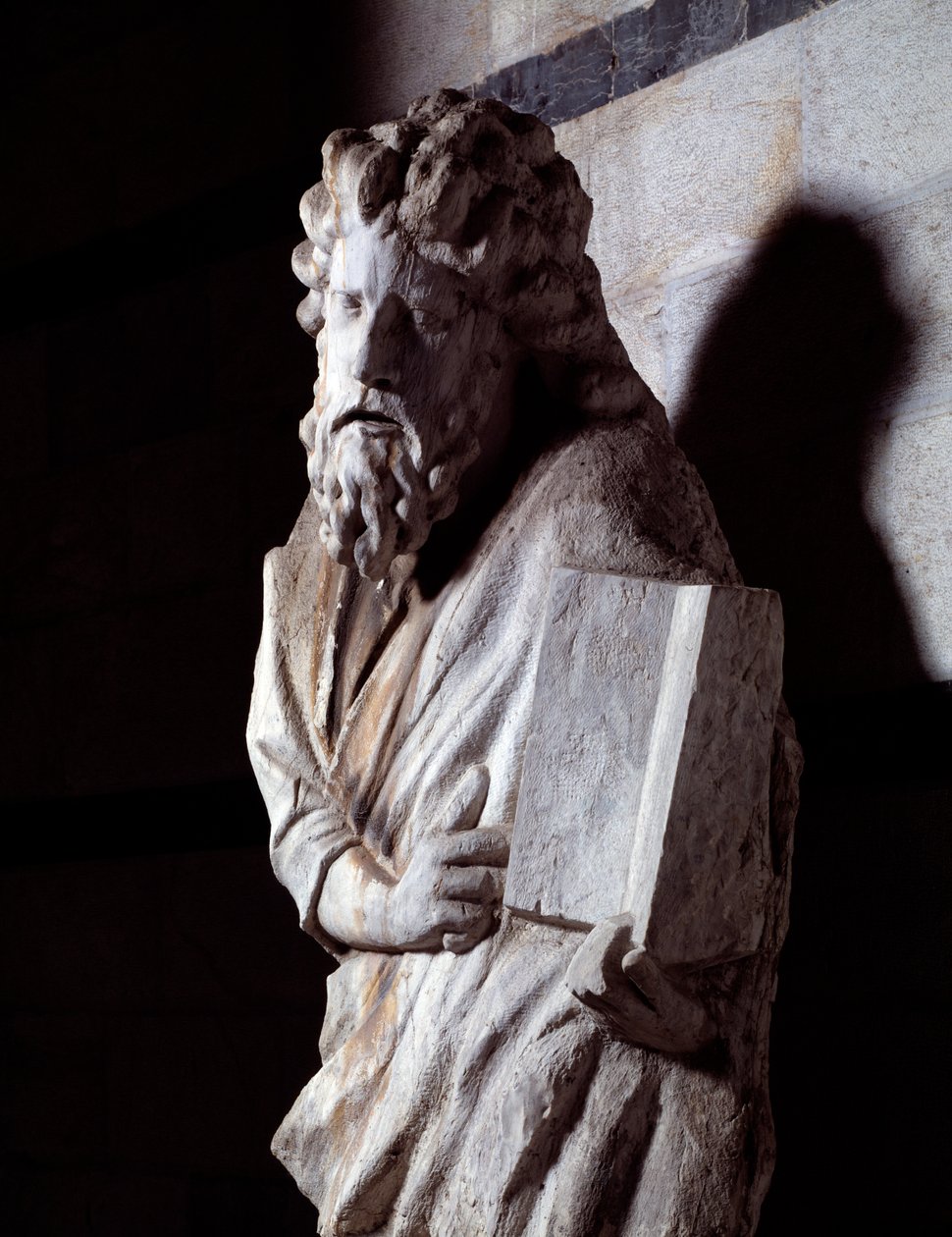 Profeetta (Marmoriveistos, n. 1306) tekijältä Giovanni Pisano